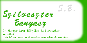 szilveszter banyasz business card